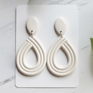 Tiered Teardrop Studs - Handmade Earrings